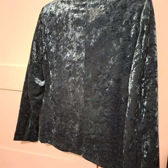 Crushed Velvet Teal jacket 😍 - Picture 5 of 6